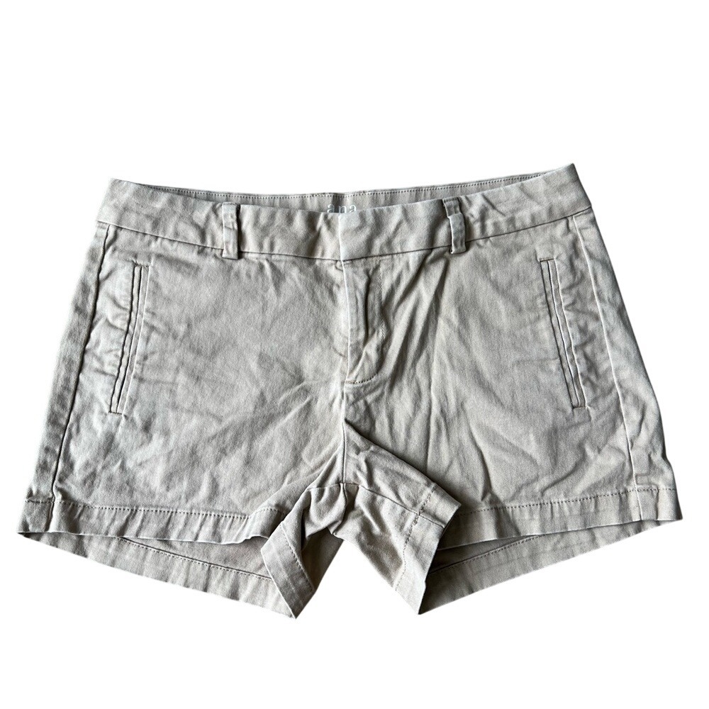 a.n.a Tan Bermuda Y2K Shorts Casual Cotton Blend